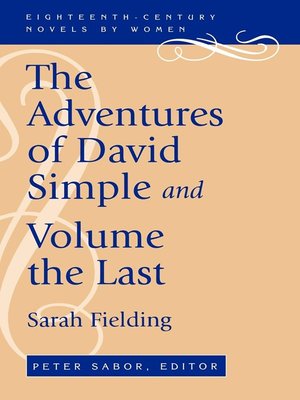 cover image of The Adventures of David Simple and Volume the Last